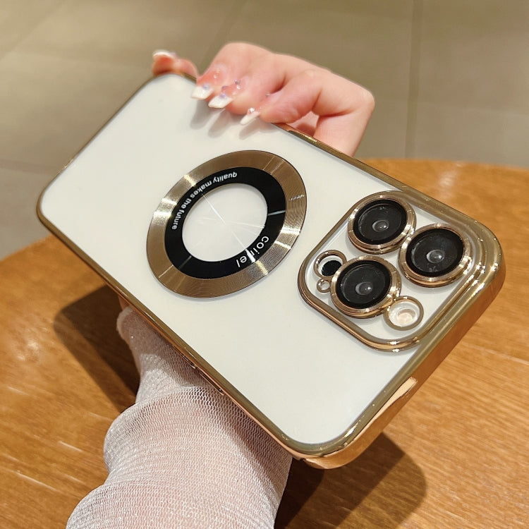 For iPhone 16 Plus Electroplating Magsafe TPU Phone Case(Purple) - iPhone 16 Plus Cases by PMC TechLife | Online Shopping South Africa | PMC TechLife | Buy Now Pay Later Mobicred