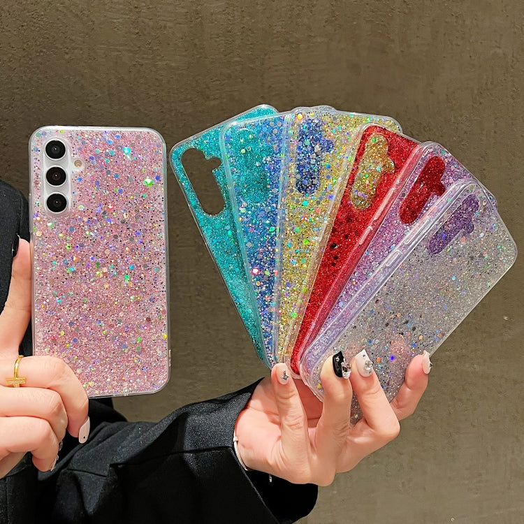 For Samsung Galaxy S24 Ultra 5G Glitter Sequins Epoxy TPU Phone Case(Purple) - Galaxy S24 Ultra 5G Cases by PMC TechLife | Online Shopping South Africa | PMC TechLife