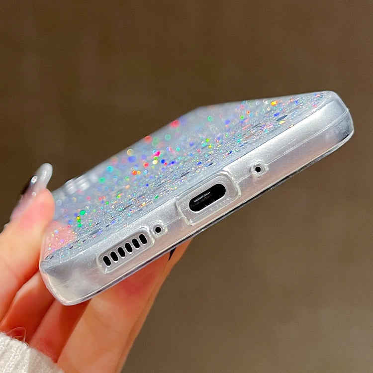 For Samsung Galaxy S24 Ultra 5G Glitter Sequins Epoxy TPU Phone Case(Silver) - Galaxy S24 Ultra 5G Cases by PMC TechLife | Online Shopping South Africa | PMC TechLife