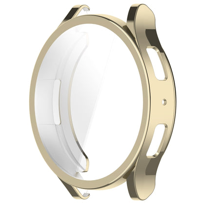 For Samsung Galaxy Watch6 40mm Full Coverage TPU Electroplated Watch Protective Case(Gold) - Watch Cases by PMC Jewellery | Online Shopping South Africa | PMC Jewellery