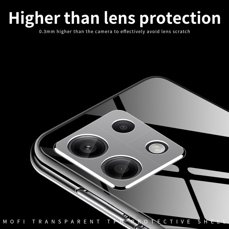 For Xiaomi Redmi Note 13 Pro MOFI Ming Series Ultra-thin TPU Phone Case(Transparent) - Note 13 Pro Cases by MOFI | Online Shopping South Africa | PMC Jewellery