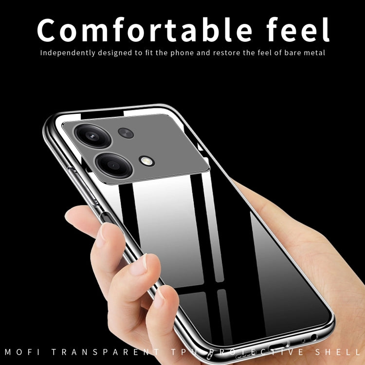 For Xiaomi Redmi Note 13R Pro MOFI Ming Series Ultra-thin TPU Phone Case(Transparent) - Xiaomi Cases by MOFI | Online Shopping South Africa | PMC Jewellery