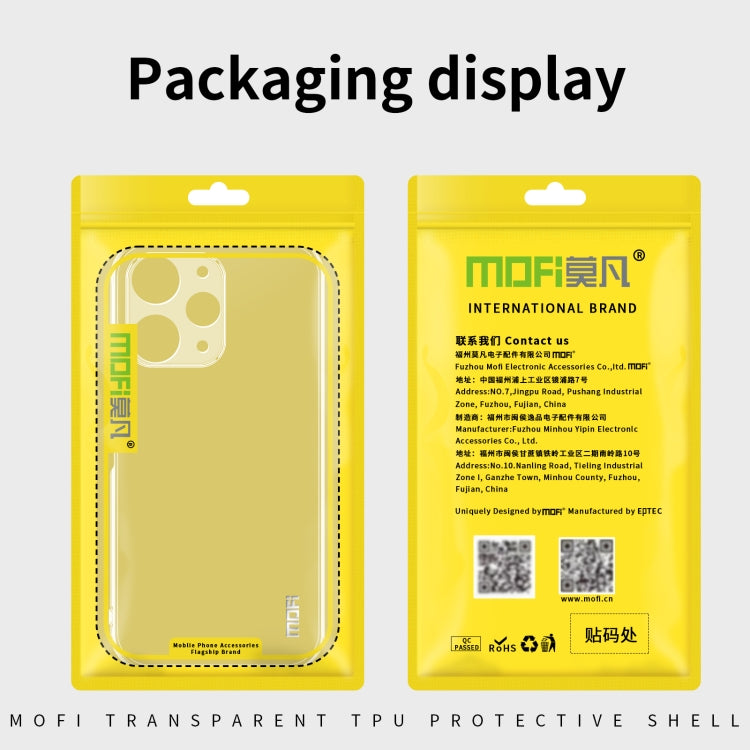 For Xiaomi Redmi Note 13 Pro 4G MOFI Ming Series Ultra-thin TPU Phone Case(Transparent) - Note 13 Pro Cases by MOFI | Online Shopping South Africa | PMC Jewellery