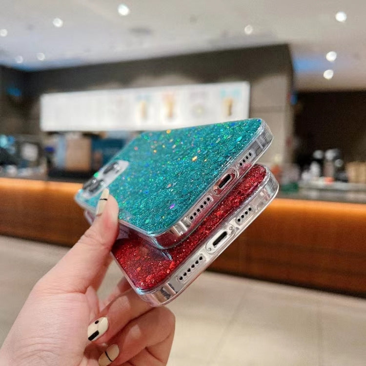 For iPhone 16 Plus Glitter Sequins Epoxy TPU Phone Case(Pink) - iPhone 16 Plus Cases by PMC TechLife | Online Shopping South Africa | PMC TechLife | Buy Now Pay Later Mobicred