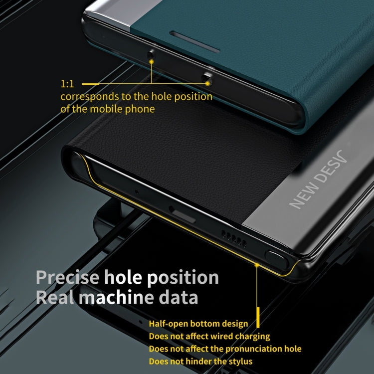 For iPhone 16 Plus Side Electroplated Adsorption Leather Phone Case(Silver) - free shipping - PMC TechLife - Order now!