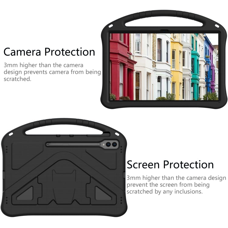 For Samsung Galaxy Tab S10 Ultra 14.6 EVA Shockproof Tablet Case with Holder(Black) - Tab S10 Ultra Cases by PMC Jewellery | Online Shopping South Africa | PMC Jewellery | Buy Now Pay Later Mobicred