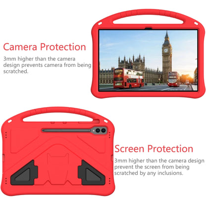 For Samsung Galaxy Tab S10 Ultra 14.6 EVA Shockproof Tablet Case with Holder(Red) - Tab S10 Ultra Cases by PMC Jewellery | Online Shopping South Africa | PMC Jewellery | Buy Now Pay Later Mobicred