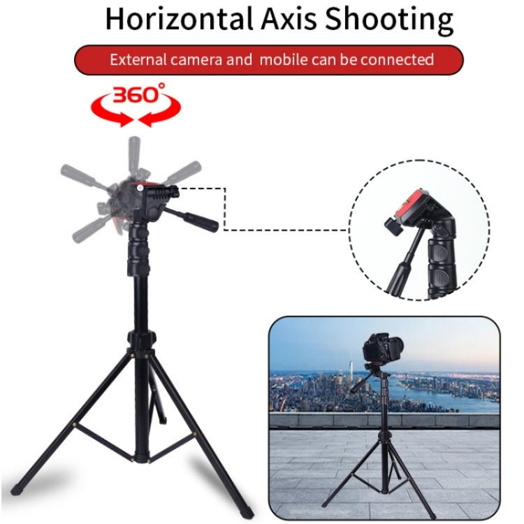 JMARY KP2206 Multi-functional Adjustable Portable Camera Tripod 1.7m Floor Stand - Tripods by Jmary | Online Shopping South Africa | PMC TechLife | Buy Now Pay Later Mobicred