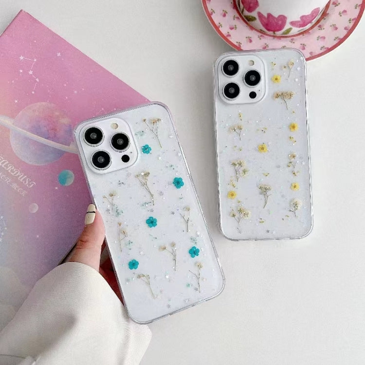 For iPhone 16 Pro Max Gypsophila Flowers Pattern TPU Protective Phone Case(Pink) - iPhone 16 Pro Max Cases by PMC TechLife | Online Shopping South Africa | PMC TechLife | Buy Now Pay Later Mobicred