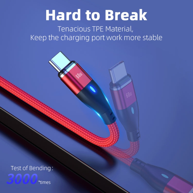 ENKAY 6-in-1 PD60W USB-A / Type-C to Type-C / 8 Pin / Micro USB Magnetic Fast Charging Cable, Cable Length:2m(Red) - Charging Cable & Head by ENKAY | Online Shopping South Africa | PMC Jewellery | Buy Now Pay Later Mobicred