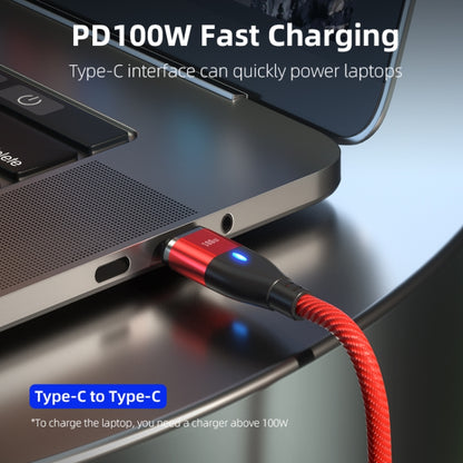 ENKAY 6-in-1 PD100W USB-A / Type-C to Type-C / 8 Pin / Micro USB Magnetic Fast Charging Cable, Cable Length:2m(Red) - Charging Cable & Head by ENKAY | Online Shopping South Africa | PMC Jewellery | Buy Now Pay Later Mobicred