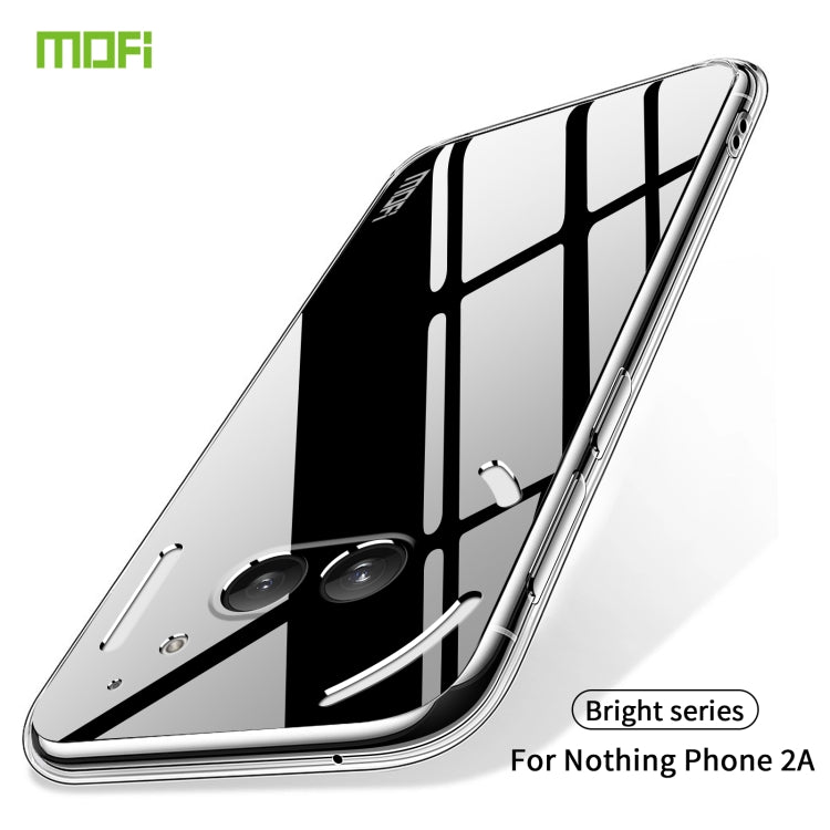 For Nothing Phone 2a MOFI Ming Series Ultra-thin TPU Phone Case(Transparent) - More Brand by MOFI | Online Shopping South Africa | PMC Jewellery | Buy Now Pay Later Mobicred