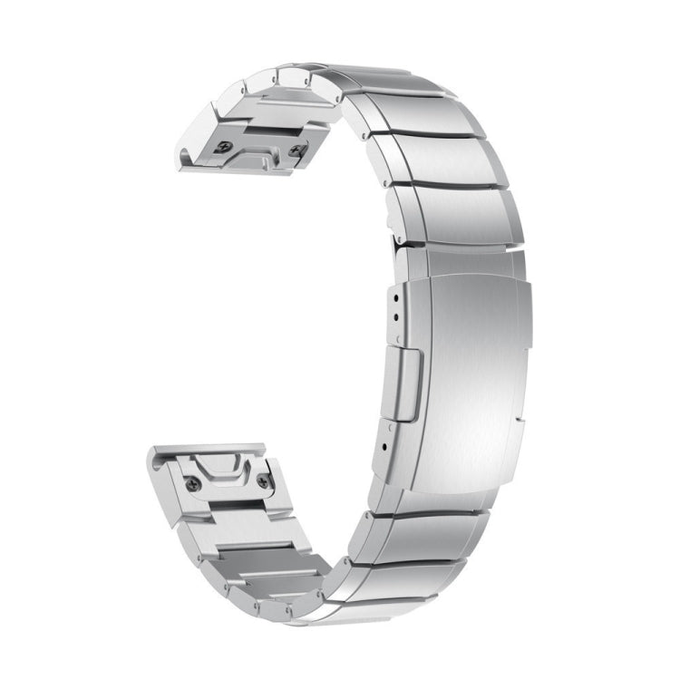 For Garmin Forerunner 965 22mm Titanium Alloy Quick Release Watch Band(Sliver) - Watch Bands by PMC Jewellery | Online Shopping South Africa | PMC Jewellery