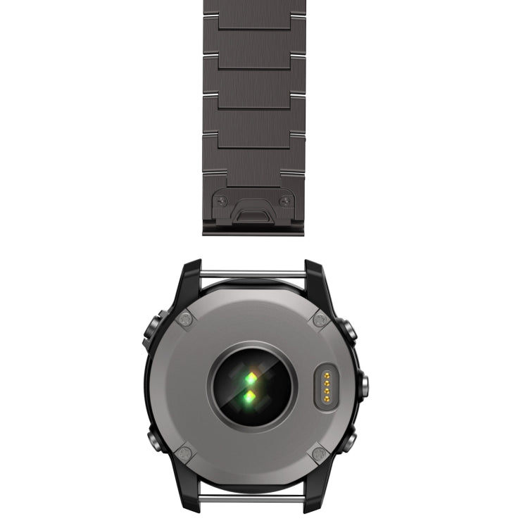 For Garmin Fenix 7 Solar 22mm Titanium Alloy Quick Release Watch Band(Sliver) - Watch Bands by PMC TechLife | Online Shopping South Africa | PMC TechLife