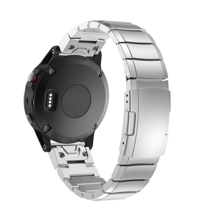 For Garmin Instinct 2X Solar 26mm Titanium Alloy Quick Release Watch Band(Sliver) - Watch Bands by PMC TechLife | Online Shopping South Africa | PMC TechLife