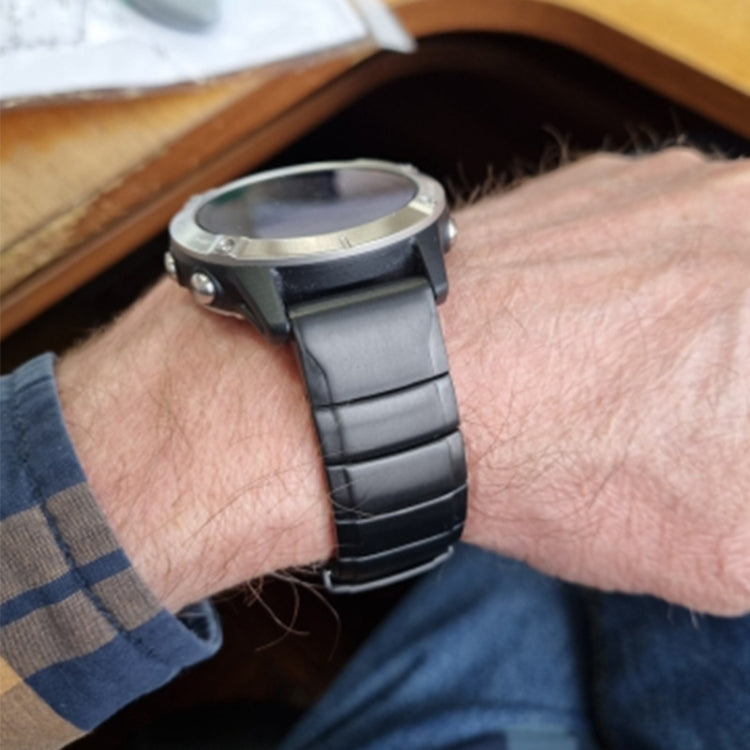 For Garmin Fenix 8 AMOLED 51mm Titanium Alloy Quick Release 26mm Watch Band(Sliver) - free shipping - PMC TechLife - Order now!