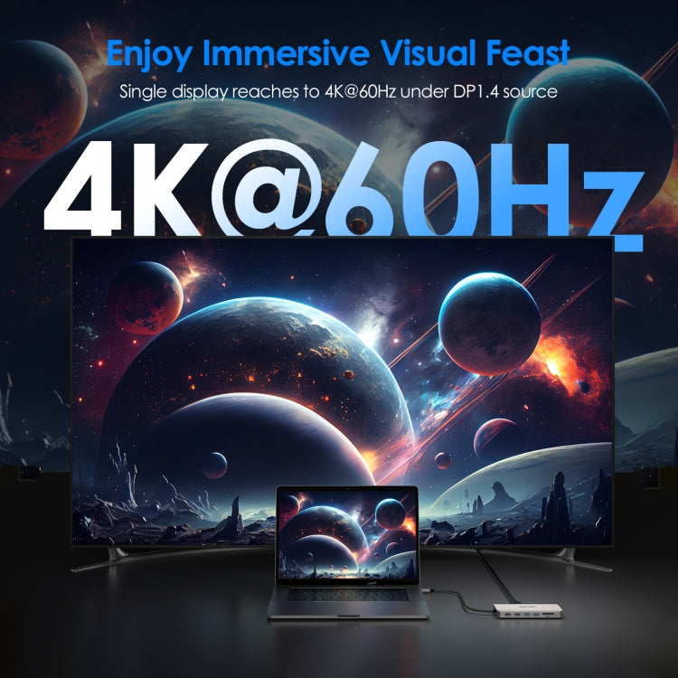 Wavlink UMD303 4K HDMI Multiport Adapter USB-C HUB Triple Monitor 12-in-1 Laptop Docking Station - free shipping - PMC TechLife - Order now!