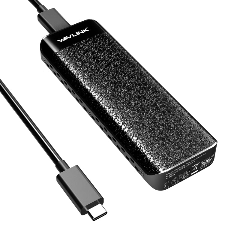 Wavlink UTE02 Thunderbolt 3 NVME M.2 Solid State Leather Metal SSD External Hard Drive Box - free shipping - PMC Jewellery - Order now!