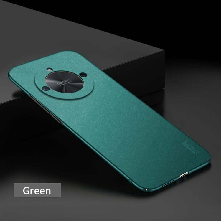 For Honor X50 5G MOFI Fandun Series Frosted PC Ultra-thin All-inclusive Phone Case(Green) - Honor Cases by MOFI | Online Shopping South Africa | PMC Jewellery