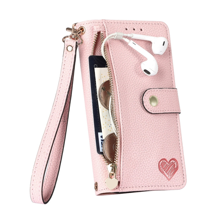 For DOOGEE X98 Pro / X98 Love Zipper Lanyard Leather Phone Case(Red) - Doogee Cases by PMC TechLife | Online Shopping South Africa | PMC TechLife | Buy Now Pay Later Mobicred