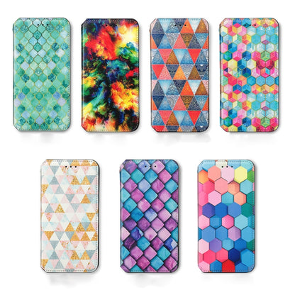 For DOOGEE X98 Pro / X98 CaseNeo Colorful Magnetic Leather Phone Case(Rhombus Mandala) - Doogee Cases by PMC Jewellery | Online Shopping South Africa | PMC Jewellery | Buy Now Pay Later Mobicred