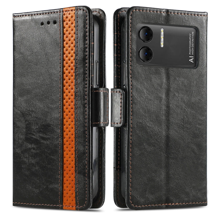For DOOGEE X98 Pro / X98 CaseNeo Splicing Dual Magnetic Buckle Leather Phone Case(Black) - Doogee Cases by PMC Jewellery | Online Shopping South Africa | PMC Jewellery | Buy Now Pay Later Mobicred