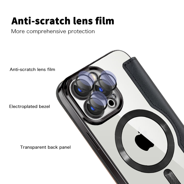 For iPhone 16e Shield MagSafe RFID Anti-theft Leather Phone Case(Blue) - free shipping - PMC TechLife - Order now!