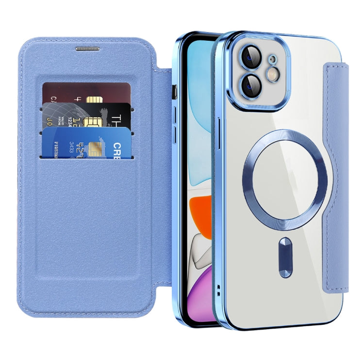 For iPhone 16e Shield Magsafe RFID Anti-theft Rhombus Leather Phone Case(Green) - iPhone 16e Cases by PMC TechLife | Online Shopping South Africa | PMC TechLife | Buy Now Pay Later Mobicred