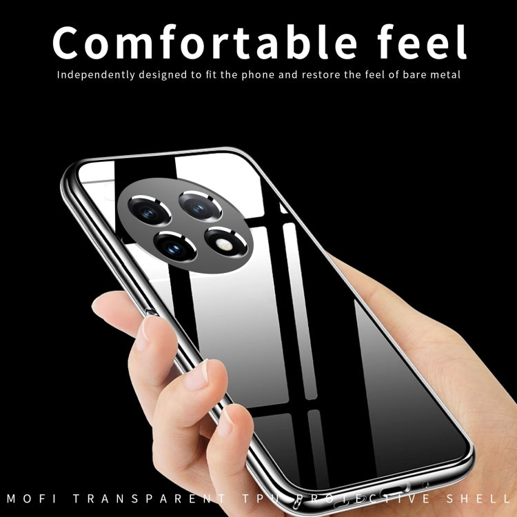 For OnePlus 12 MOFI Ming Series Transparent Ultra-thin TPU Phone Case(Transparent) - OnePlus Cases by MOFI | Online Shopping South Africa | PMC Jewellery