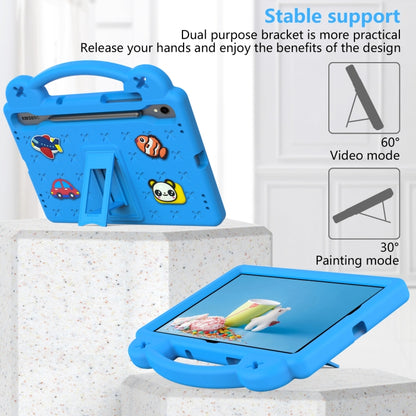 For Samsung Galaxy Tab S9 X710/X716B Handle Kickstand Children EVA Shockproof Tablet Case(Sky Blue) - Galaxy Tab S9 Cases by PMC Jewellery | Online Shopping South Africa | PMC Jewellery | Buy Now Pay Later Mobicred