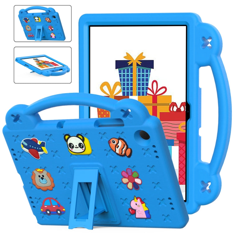 For Samsung Galaxy Tab A9+ X216B Handle Kickstand Children EVA Shockproof Tablet Case(Sky Blue) - Galaxy Tab A9+ by PMC TechLife | Online Shopping South Africa | PMC TechLife