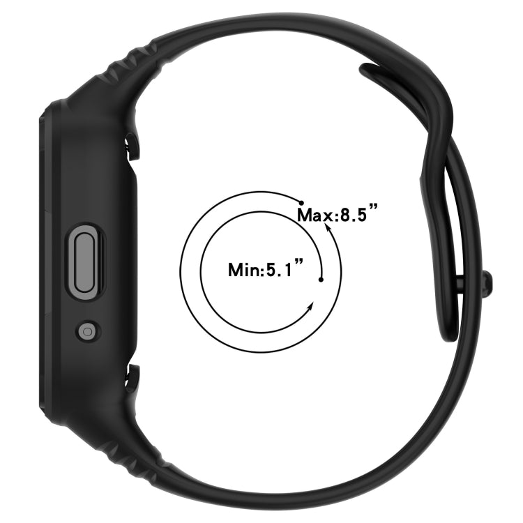 For Redmi Watch 3 Lite Integrated Fully Enclosed Silicone Watch Band(Orange) - Watch Bands by PMC TechLife | Online Shopping South Africa | PMC TechLife | Buy Now Pay Later Mobicred