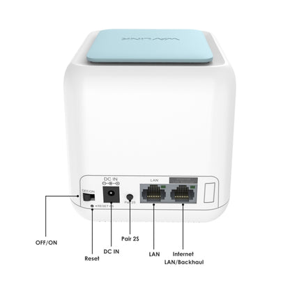 WAVLINK WN535M1 WiFi Wireless Routers 11AC AC1200 Mesh Wireless Repeater Signal Extender, Plug:US Plug - Wireless Routers by WAVLINK | Online Shopping South Africa | PMC Jewellery | Buy Now Pay Later Mobicred