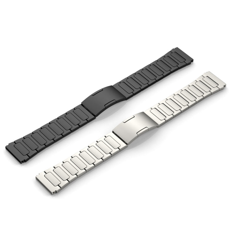 For Amazfit GTR 3 Pro 22mm I-Shaped Titanium Alloy Watch Band(Grey) - Watch Bands by PMC Jewellery | Online Shopping South Africa | PMC Jewellery