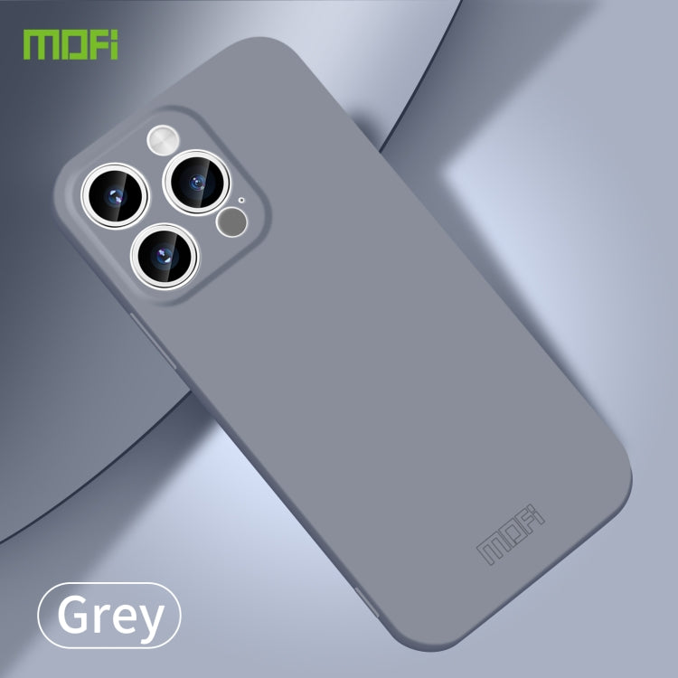 For iPhone 15 Pro MOFI Qin Series Skin Feel All-inclusive PC Phone Case(Gray) - iPhone 15 Pro Cases by MOFI | Online Shopping South Africa | PMC TechLife | Buy Now Pay Later Mobicred