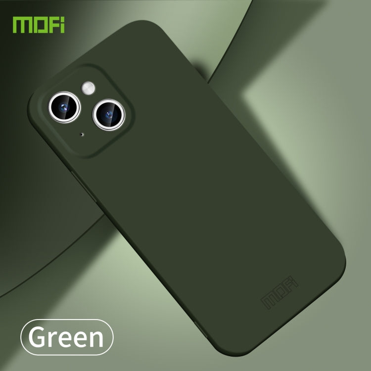 For iPhone 15 Plus MOFI Qin Series Skin Feel All-inclusive PC Phone Case(Green) - free shipping - PMC TechLife - Order now!