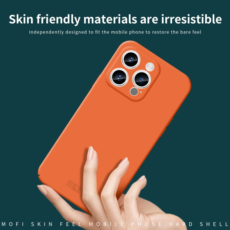 For iPhone 14 Pro MOFI Qin Series Skin Feel All-inclusive PC Phone Case(Gray) - iPhone 14 Pro Cases by MOFI | Online Shopping South Africa | PMC TechLife | Buy Now Pay Later Mobicred