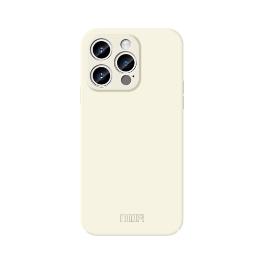 For iPhone 14 Pro MOFI Qin Series Skin Feel All-inclusive PC Phone Case(Beige) - iPhone 14 Pro Cases by MOFI | Online Shopping South Africa | PMC Jewellery