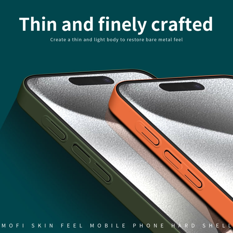 For iPhone 16 Pro MOFI Qin Series Skin Feel All-inclusive PC Phone Case(Blue) - free shipping - PMC Jewellery - Order now!