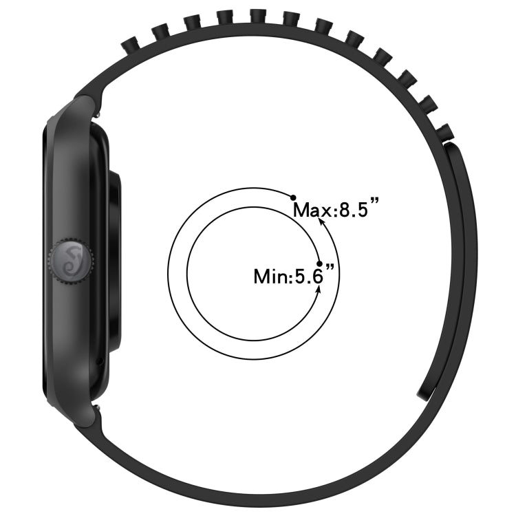 For Garmin Forerunner 265 22mm Holes Breathable 3D Dots Silicone Watch Band(Midnight Blue) - Watch Bands by PMC TechLife | Online Shopping South Africa | PMC TechLife