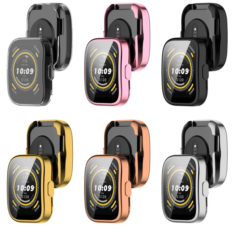 For Amazfit Bip 5 All-Inclusive TPU Protective Case(Transparent) - Watch Cases by PMC Jewellery | Online Shopping South Africa | PMC Jewellery