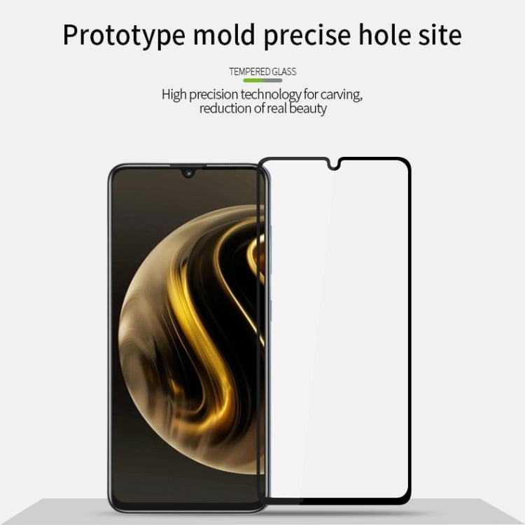 For Huawei Enjoy 70 MOFI 9H 2.5D Full Screen Tempered Glass Film(Black) - Huawei Tempered Glass by MOFI | Online Shopping South Africa | PMC TechLife