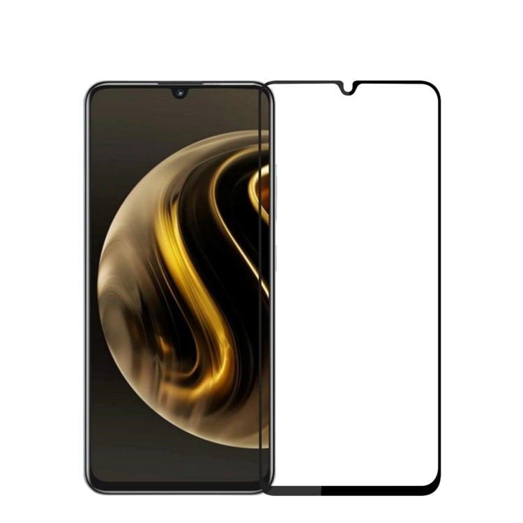 For Huawei nova Y72 MOFI 9H 2.5D Full Screen Tempered Glass Film(Black) - Huawei Tempered Glass by MOFI | Online Shopping South Africa | PMC Jewellery