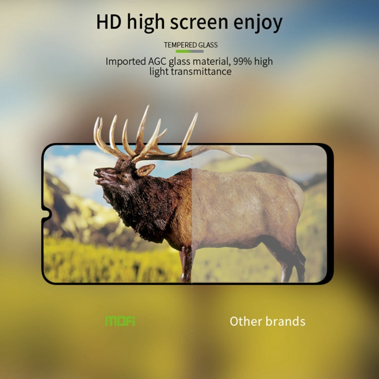 For Huawei Enjoy 70z MOFI 9H 2.5D Full Screen Tempered Glass Film(Black) - Huawei Tempered Glass by MOFI | Online Shopping South Africa | PMC TechLife