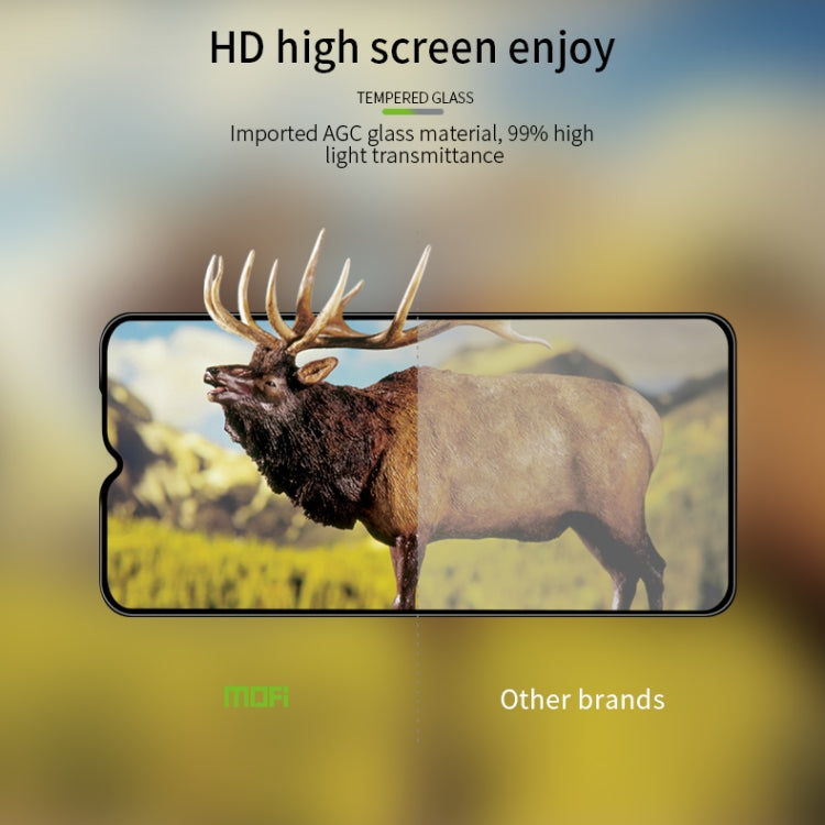 For Xiaomi Redmi 11A MOFI 9H 3D Explosion-proof Tempered Glass Film(Black) - free shipping - PMC TechLife - Order now!