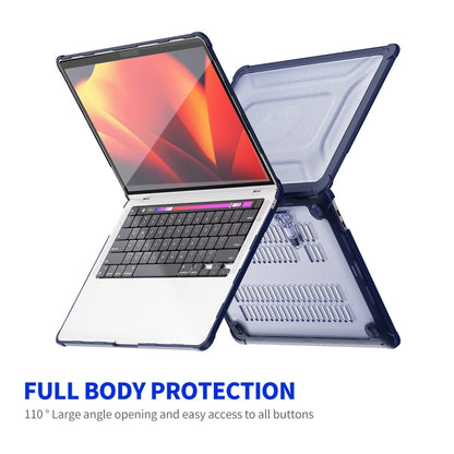 For MacBook Air 13.3 A2179/A2337 ENKAY Hat-Prince 3 in 1 Protective Bracket Case Cover Hard Shell with TPU Keyboard Film / PET Screen Protector, Version:US(Light Blue) - MacBook Air Cases by ENKAY | Online Shopping South Africa | PMC Jewellery | Buy Now Pay Later Mobicred