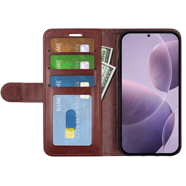 For Xiaomi Redmi K70 R64 Texture Horizontal Flip Leather Phone Case(Brown) - free shipping - PMC Jewellery - Order now!