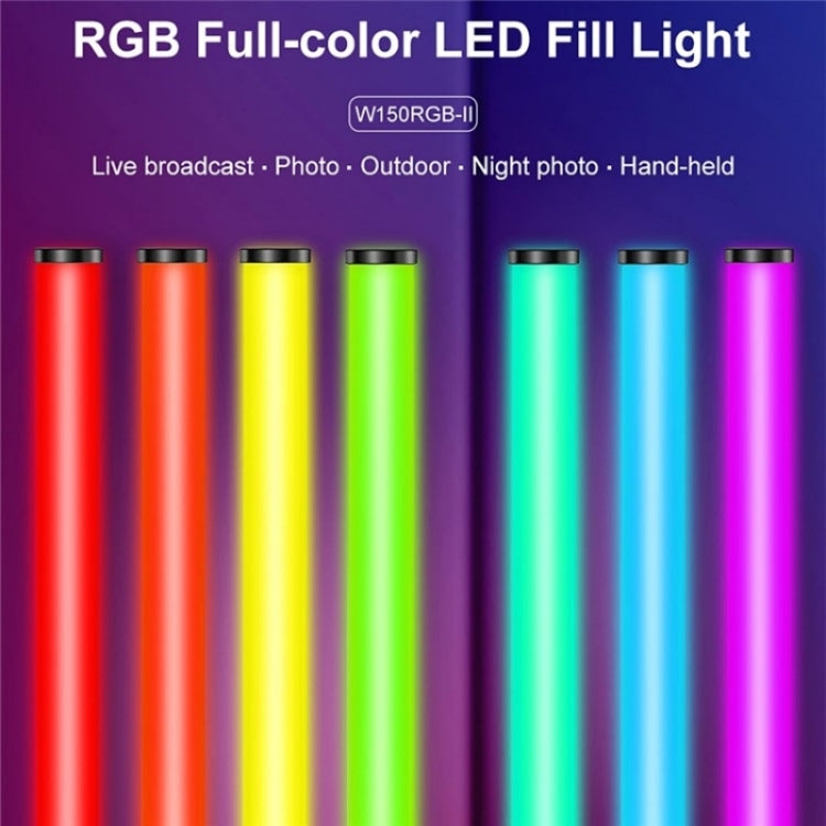 VLOGLITE W150RGB-II With LCD Display RGB Video Light Handheld Light Stick LED Video Light - free shipping - PMC TechLife - Order now!