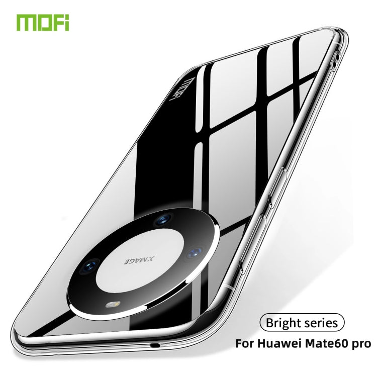 For Huawei Mate 60 Pro MOFI Ming Series Ultra-thin TPU Phone Case(Transparent) - Huawei Cases by MOFI | Online Shopping South Africa | PMC Jewellery