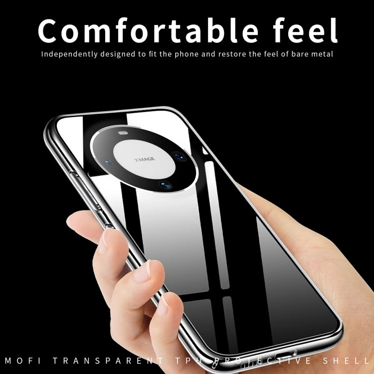 For Huawei Mate 60 Pro MOFI Ming Series Ultra-thin TPU Phone Case(Transparent) - Huawei Cases by MOFI | Online Shopping South Africa | PMC Jewellery